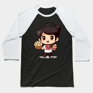 kawaii chef T-Shirt cute  funny Baseball T-Shirt